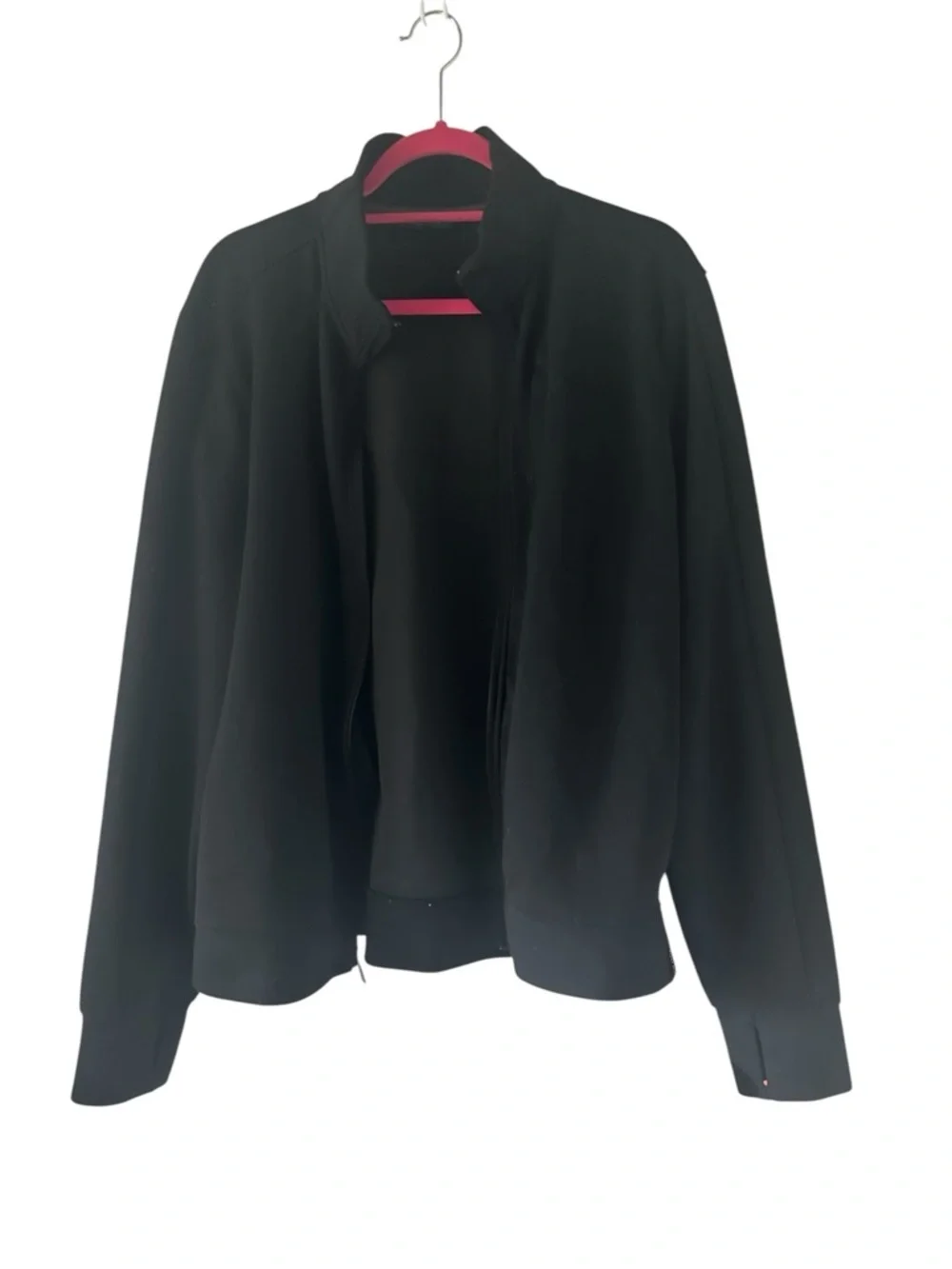 Perry Ellis Men's Knit Full-Zip Mock-Collar Jacket